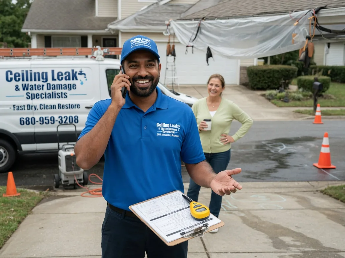 Ceiling Leak Cleanup Milford, IN FAQs